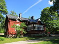 The main building of the Glims farmstead museum