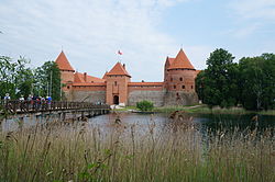 Le Château de Trakai, Lituanie.