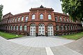 Deutsch: Alter Haupteingang des Universitätsklinikums Hamburg-Eppendorf (Gebäude O35). This is a photograph of an architectural monument. It is on the list of cultural monuments of Hamburg, no. 20779.