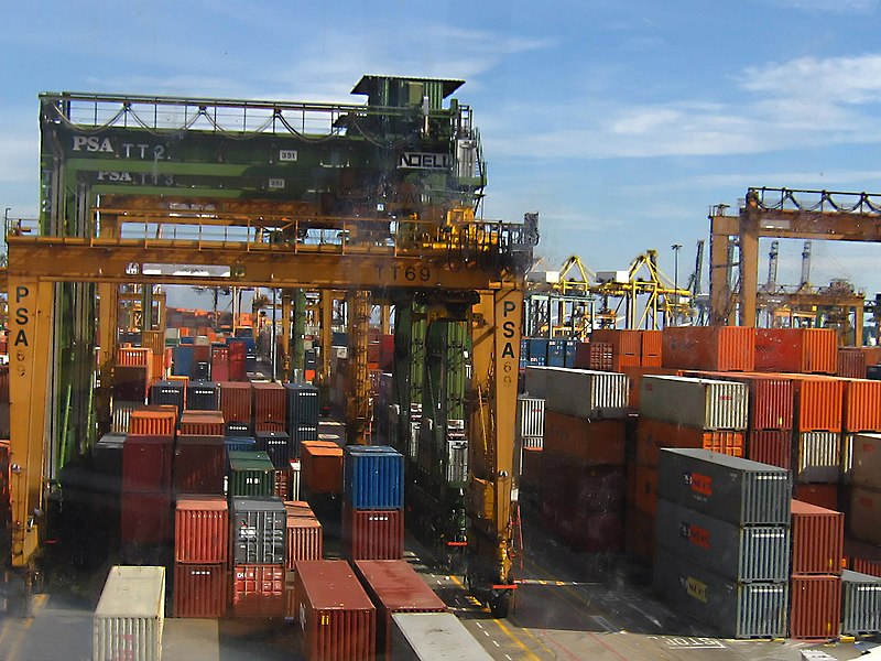 File:Port of Singapore Keppel Terminal.jpg