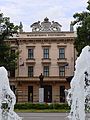 Masaryk University Building & Statue