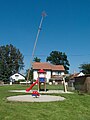 Čeština: Dštské hřiště a májka v Pašicích, okres České Budějovice English: Playground and maypole in Pašice, České Budějovice district, Czech Republic