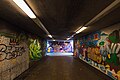 * Nomination Graffiti in the pedestrian tunnel underneath the Ungererstraße --FlocciNivis 16:41, 21 October 2024 (UTC) * Promotion  Support Good quality. --Mike Peel 17:41, 22 October 2024 (UTC)