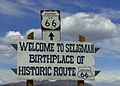 * Nomination: The Welcome-sign for Seligman, Arizona --High Contrast 12:15, 26 December 2011 (UTC) * Review  Comment sign underexposed --Carschten 23:30, 30 December 2011 (UTC)