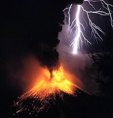 Rinjani eruption 1994