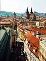 English: Roofs of Old town towards Prague Castle