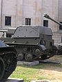 Soviet SU-76 WWII self-propelled gun, rear view