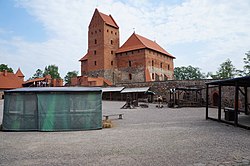 Le Château de Trakai, Lituanie.