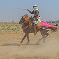 * Nomination Dancing Knight during the first first equestrian festival in Kairouan on April 17th, 2016 --IssamBarhoumi 13:23, 19 December 2016 (UTC) * Decline Insufficient quality (even for an action photo) --A.Savin 13:17, 20 December 2016 (UTC)