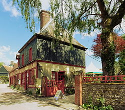 Le vieux logis Gerberoy village classé parmi les plus beaux villages de France, Oise.