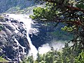 Nykkjesøyfossen falls 160 feet Photo:A.Christensen.