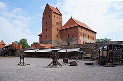 Le Château de Trakai, Lituanie.