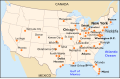 Terminal Doppler Weather Radar network in the United States