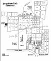 Streatham Park Cemetery Plan (map)