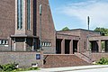 Deutsch: Das Neue Krematorium auf dem Friedhof Ohlsdorf in Hamburg-Ohlsdorf. This is a photograph of an architectural monument. It is on the list of cultural monuments of Hamburg, no. 29622.