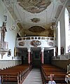 Pfarr- und Klosterkirche St. Stephanus Blick zur Nonnenempore