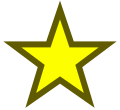 Gold star