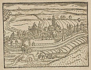 Wiederaufgebaute Stadt 1593