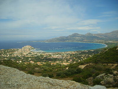 Calvi from Notre-dame de la Serra