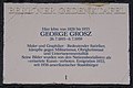 George Grosz, Trautenaustraße 12.1, Wilmersdorf