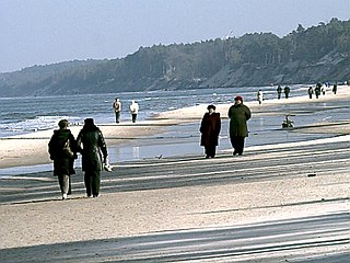 Ustka, beach, 2006