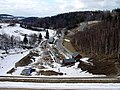 Rückhaltebecken Lauenstein Abfluss 02.04.06,17.44 Uhr