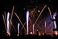 * Nomination Fireworks at Epcot in Walt Disney World. --bdesham 23:54, 22 December 2007 (UTC) * Decline  Comment maybe a crop on the right to remove the tower other than that I'd promote Gnangarra 15:22, 26 December 2007 (UTC)  Done bdesham 16:24, 26 December 2007 (UTC) The traces of blue fireworks are waved, because of no tripod was used (the street light is blured). The traces should be more "straight" if tripod was used. Sfu 20:54, 27 December 2007 (UTC)  Comment Well, I did use a tripod… bdesham 00:45, 28 December 2007 (UTC) The street light doesn`t look so. Maybe tripod was shaking? Sfu 14:53, 28 December 2007 (UTC)