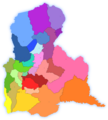 Municipios (multicolor)