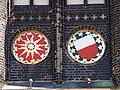 Coat of arms on market side as seen on the picture above