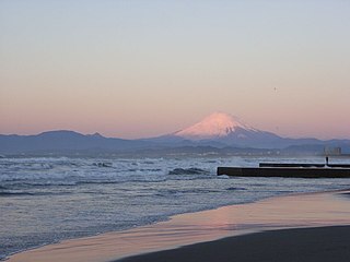 Enoshima Beach, Fujisawa, Kanagawa.