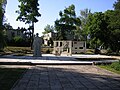 Polski: Pomnik Stefana Żeromskiego English: Stefan Żeromski statue