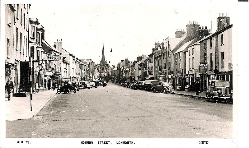 File:Monmouth Monnow Street 1940s.jpg