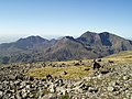 The Snowdon massif from Glyder Fawr in the east