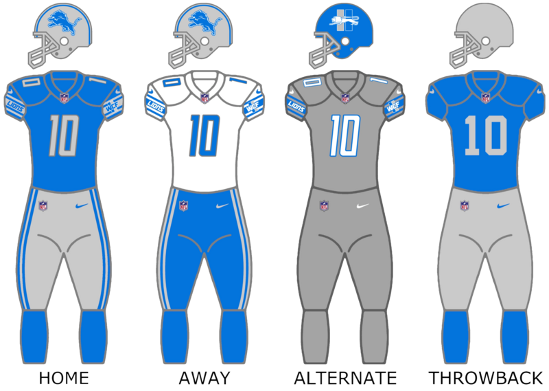 File:Detroit Lions Uniforms 2023.png