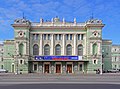 * Nomination Mariinsky Theatre in Saint Petersburg, Russia. - A.Savin 12:26, 24 November 2012 (UTC) * Decline A pity that the top of the builing is out of focus. I don't like the geometric distortion either, it looks like the building is larger on the top. -- Alvesgaspar 17:13, 24 November 2012 (UTC) Decline per Alvesgaspar. Mattbuck 13:46, 1 December 2012 (UTC)