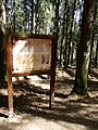 Čeština: Cesta kolem hornického města, naučná stezka u města Rudolfov v okrese České Budějovice, infotabule č. 10. English: Educational trail Cesta kolem hornického města is an educational trail near the town of Rudolfov, south Bohemia, Czech Republic, information board No 10.