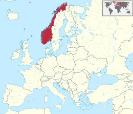 Karte von Norwegen