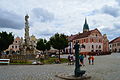 Virgin Mary Column & Top Holy Spirit Church