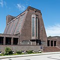 Deutsch: Das Neue Krematorium auf dem Friedhof Ohlsdorf in Hamburg-Ohlsdorf. This is a photograph of an architectural monument. It is on the list of cultural monuments of Hamburg, no. 29622.