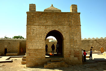 4. Ateshgah (Fire temple) in Surakhany, Baku, Azerbaijan Photograph: ANAS Public Relations Licensing: CC-BY-SA-3.0