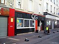 Façade du bar "le QG", rue de la Paix, Cherbourg-Octeville