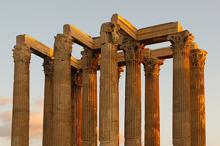 Temple of Zeus, Athens.