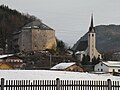 * Nomination Golling a.d. Salzach.Burg & Kirche --Vitold Muratov 20:15, 9 January 2012 (UTC) * Decline  Comment It needs some perspective correction, so that the church does not fall. --Haeferl 12:57, 11 January 2012 (UTC) Decline: nice view, but the wires and fence spoil it a bit. Mattbuck 18:53, 18 January 2012 (UTC)