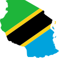 Flag-map of Tanzania.svg