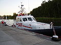 English: Rescue ship Huragan at the harbour Polski: Statek ratowniczy Huragan w porcie