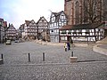 Blick von der Löwenapotheke auf den Marktplatz