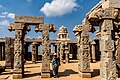 * Nomination Kalyana Mantapa, Veerabhadra Temple, Lepakshi, Andhra Pradesh. By User:Basavaraj M --Amitabha Gupta 07:24, 22 October 2024 (UTC) * Promotion Don't have people in your photos if they have nothing to do with the subject. --Ptrump16 15:50, 23 October 2024 (UTC) There's no rule against having people in your picture if they're not the focus. This is a good photo, the person doesn't spoil the composition. ReneeWrites 19:40, 23 October 2024 (UTC)