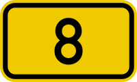 File:Bundesstraße 8 number.svg