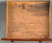 Drawer of U.S. Senate chamber desk XXIV