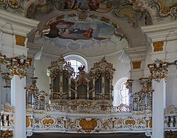 Wieskirche.- Pipe organs (Bavière). Allemagne